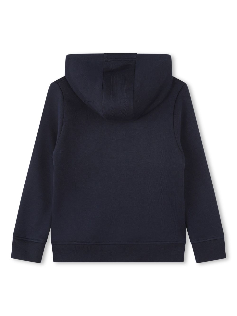 Image 2 of BOSS Kidswear logo-print cotton hoodie
