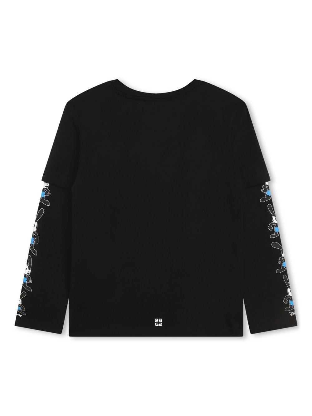 Givenchy Kids x Disney Oswald-print cotton top - Zwart
