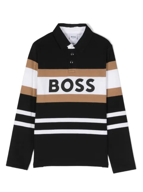 BOSS Kidswear Poloshirt met logoprint