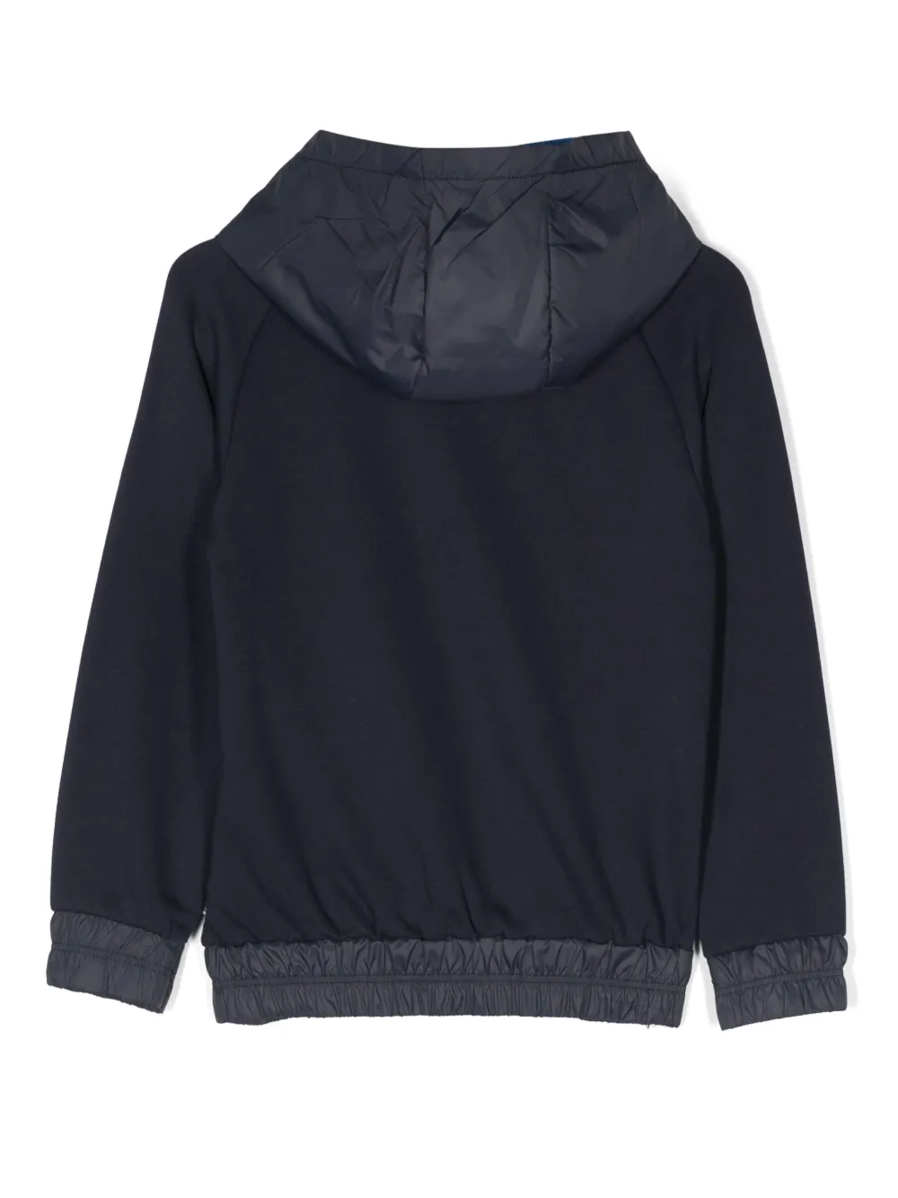 BOSS Kidswear Hoodie met geborduurd logo - Blauw