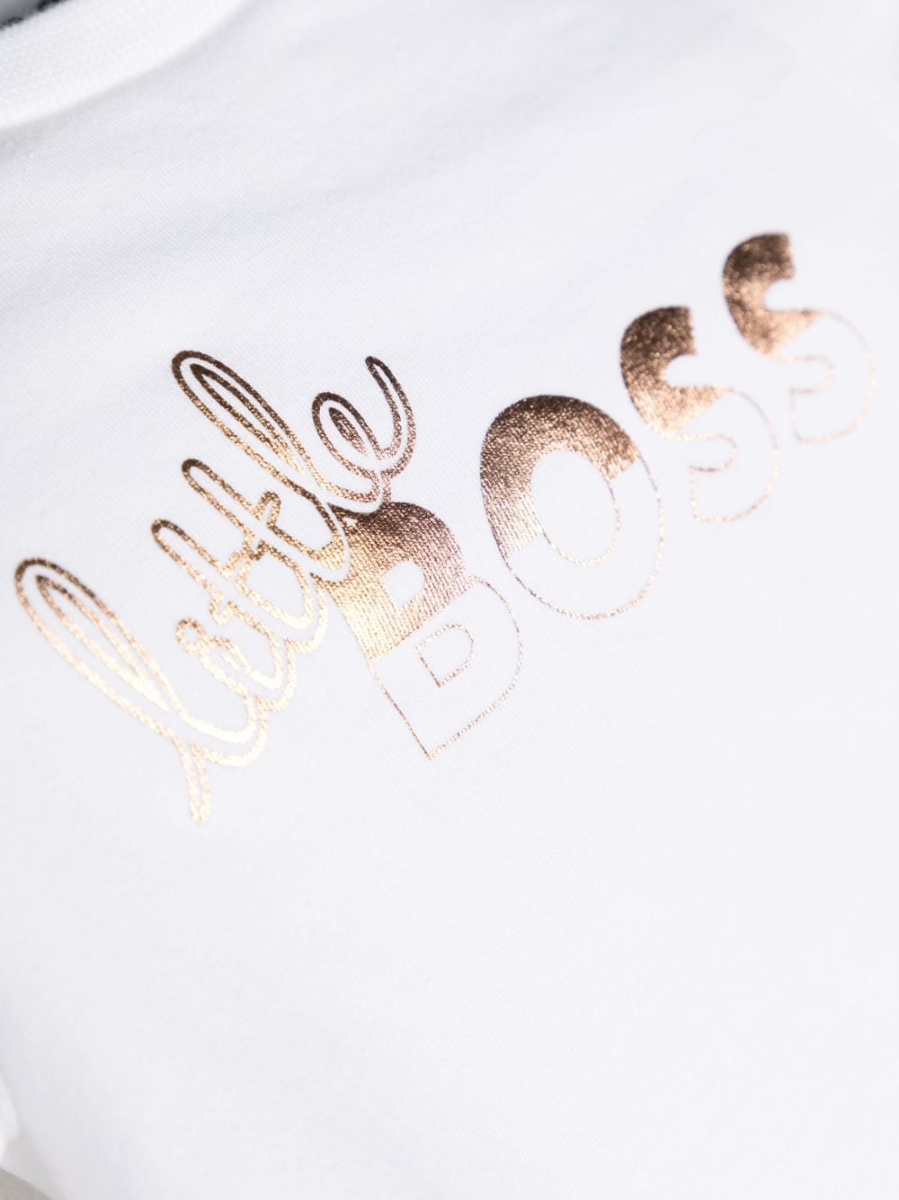 Shop Bosswear Logo-print Long-sleeve T-shirt In White