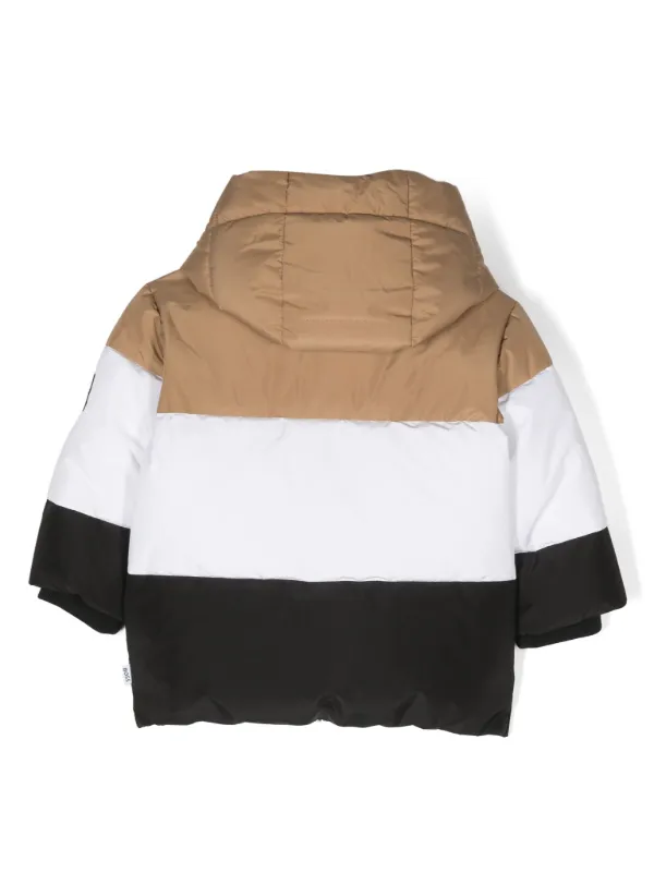 BOSS Kidswear フーデッド パデッドジャケット | ニュートラル 
