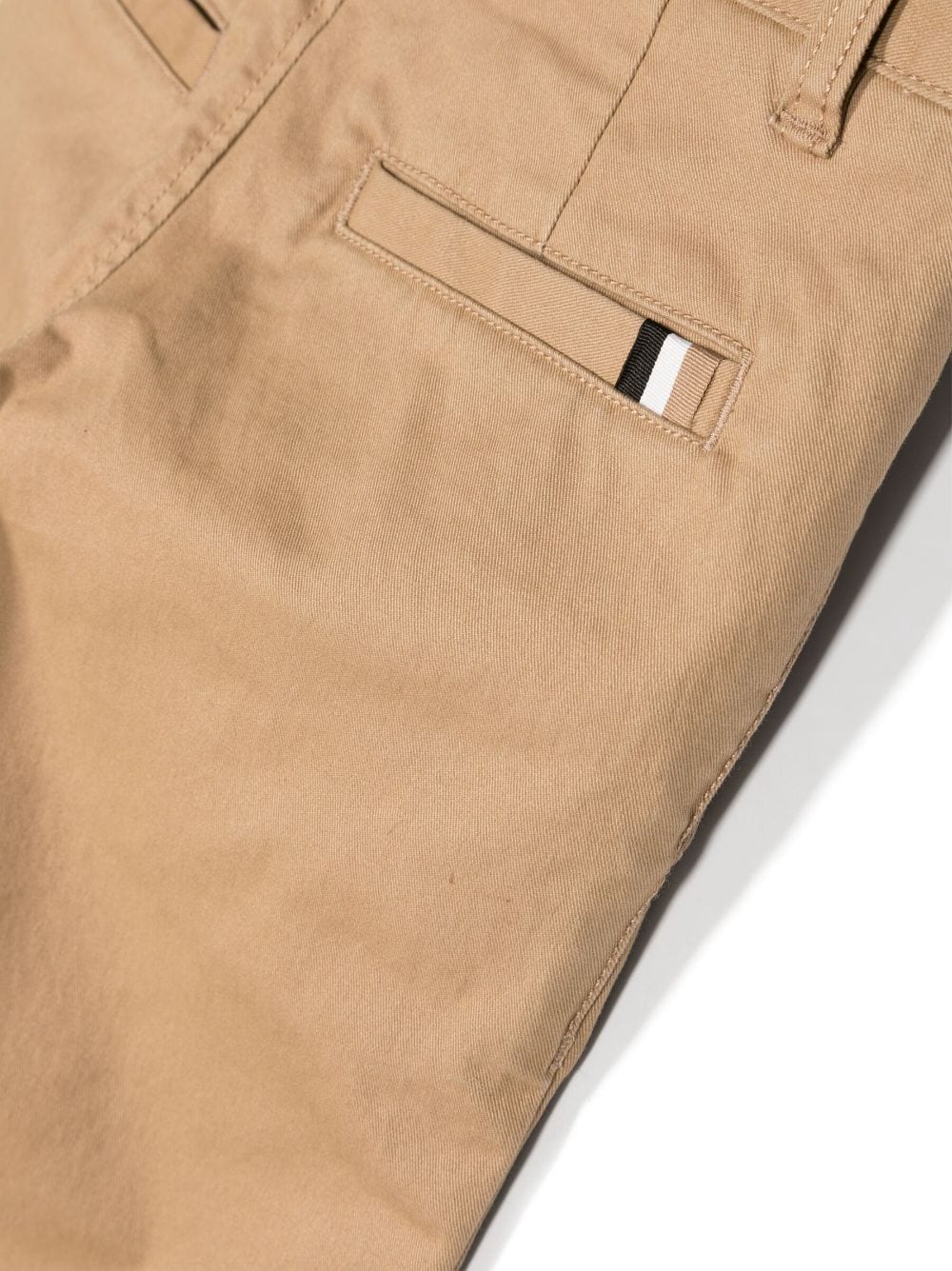 Shop Bosswear Straight-leg Stretch-cotton Chinos In Brown