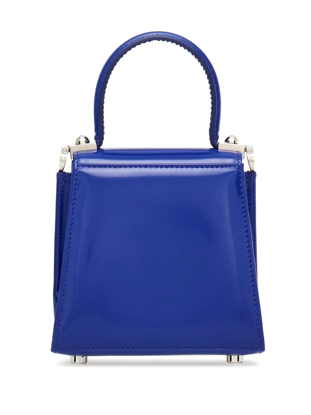 Ferragamo Iconic Top Handle Mini Bag In Blue ModeSens