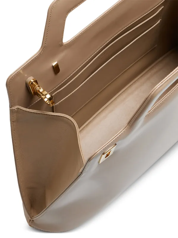 トートバッグ Ferragamo Large Wanda Top Handle Bag Ferragamo Wanda Leather Tote Bag | Neutrals | FARFETCH