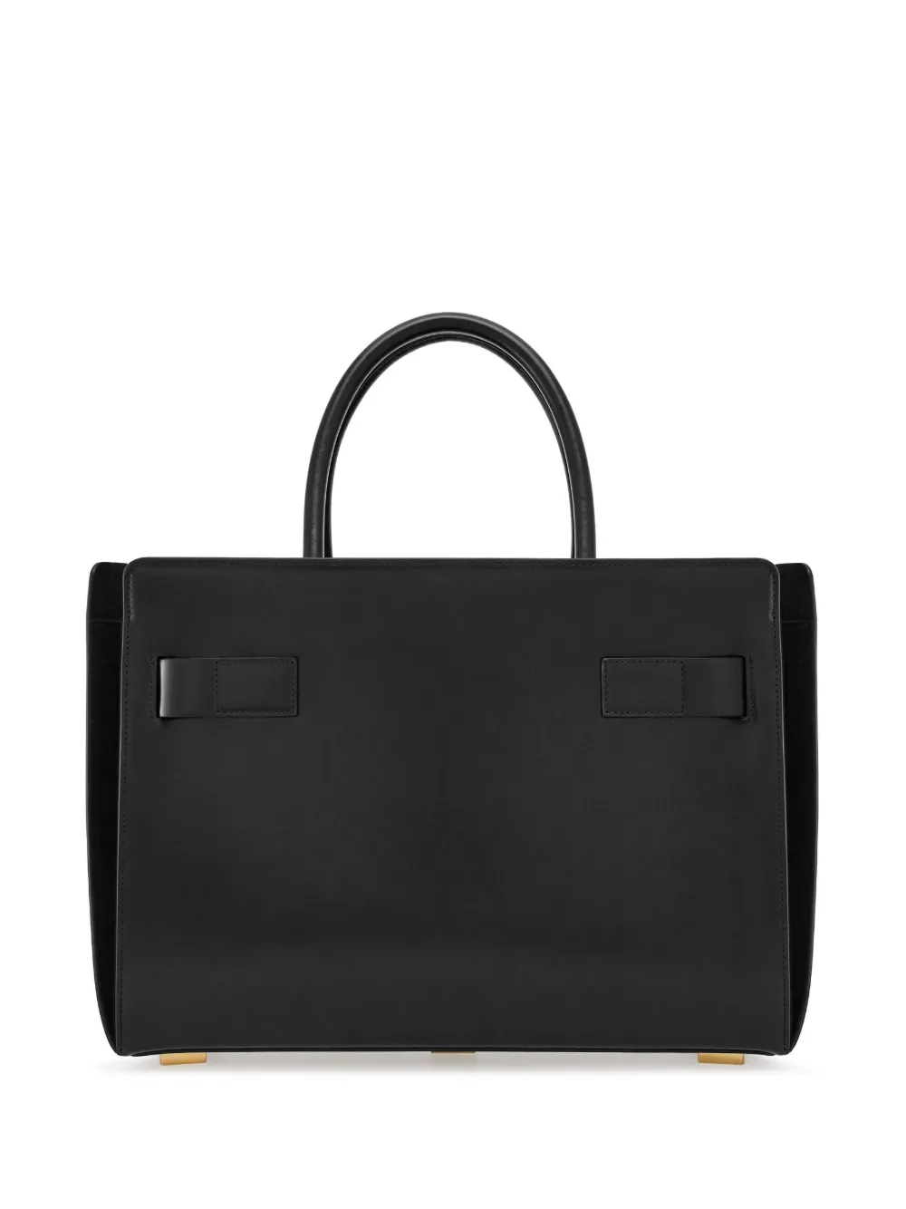 Ferragamo Gancini leren shopper Zwart