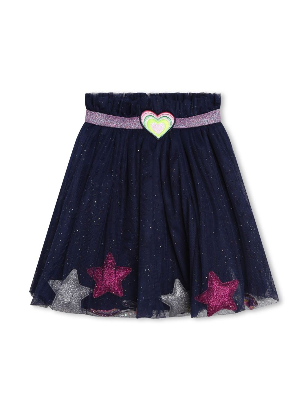 Billieblush Kids' Star-motif Tulle Skirt In Blue