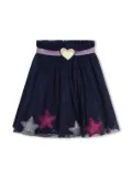 Billieblush star-motif tulle skirt - Blue