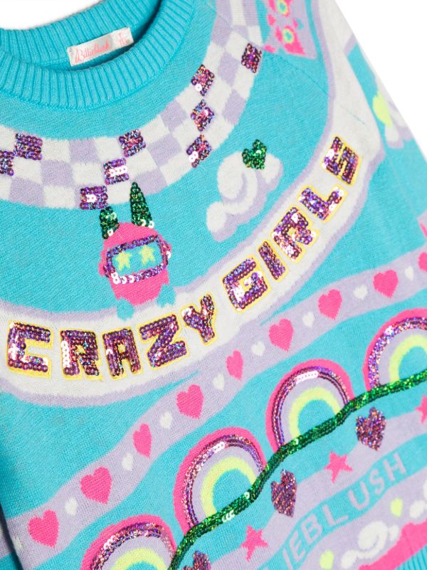 Girls sparkly cheap jumper