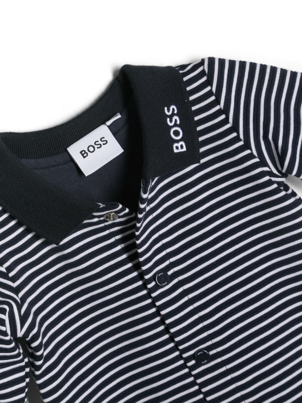 Image 2 of BOSS Kidswear stripe-print cotton pajama set