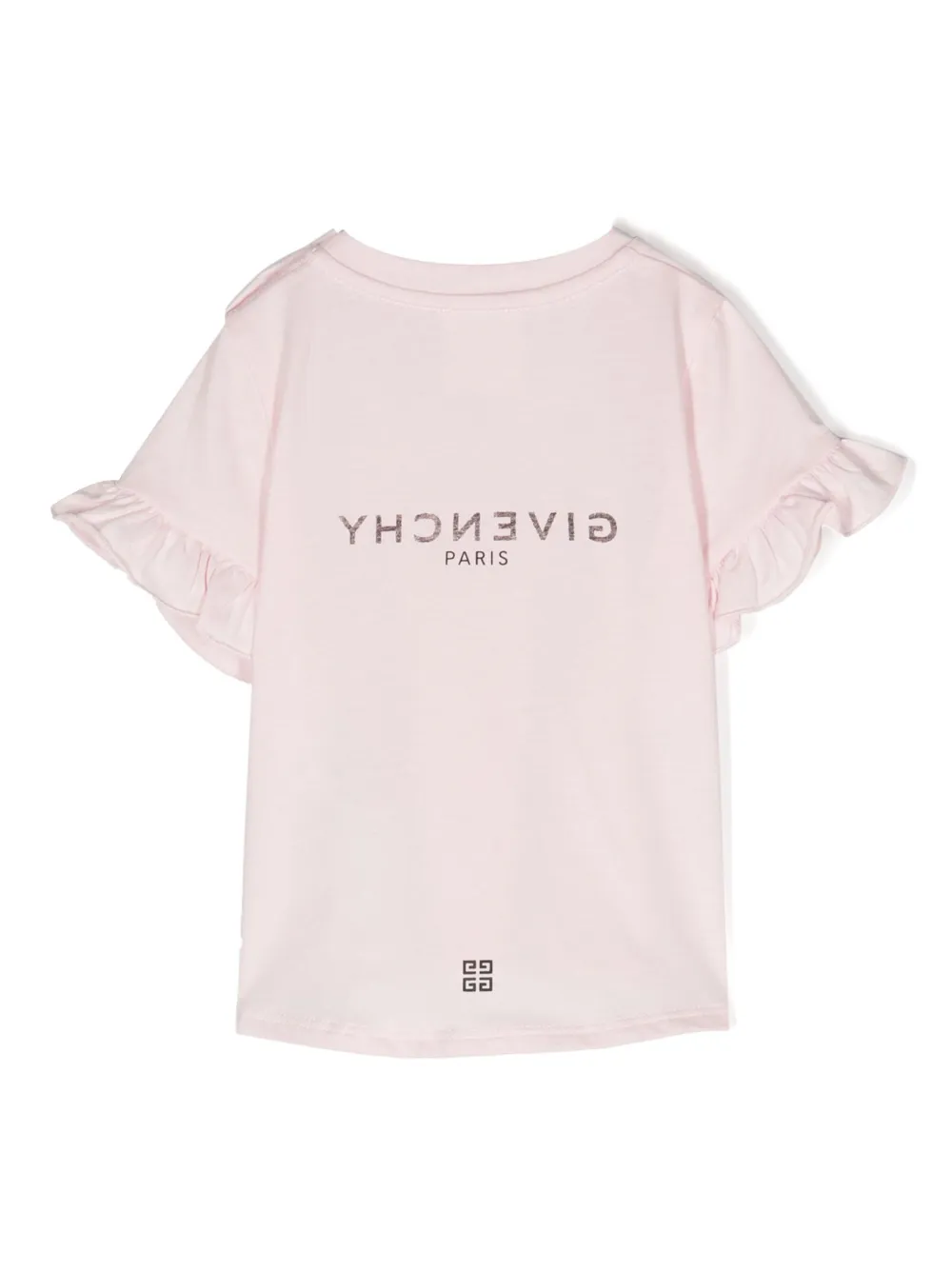 Shop Givenchy Logo-print Short-sleeved T-shirt In Pink