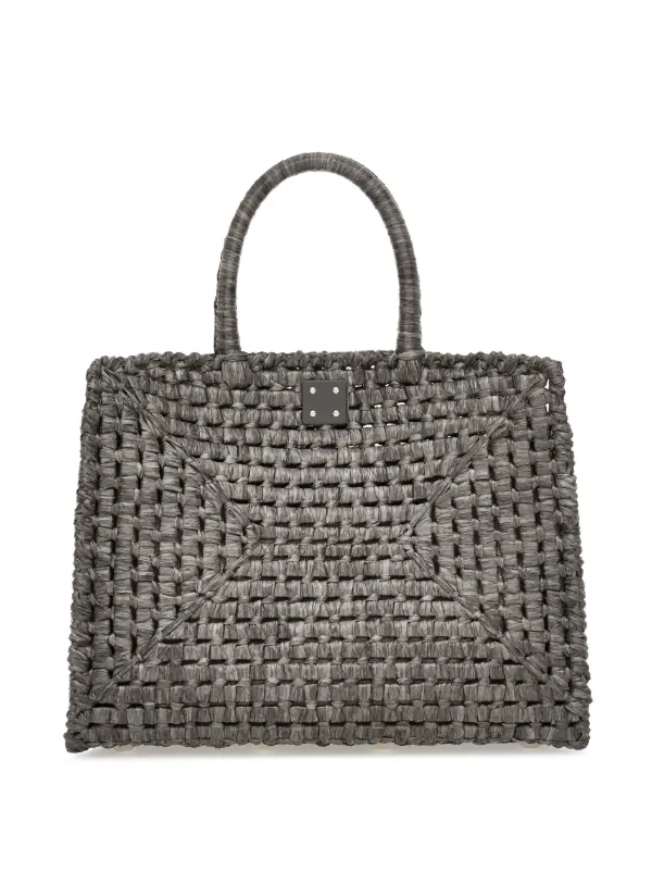 Ferragamo Studio Box ハンドバッグ M | グレー | FARFETCH JP