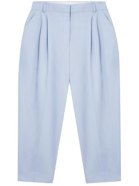 Stella McCartney pleated cropped-leg trousers Women