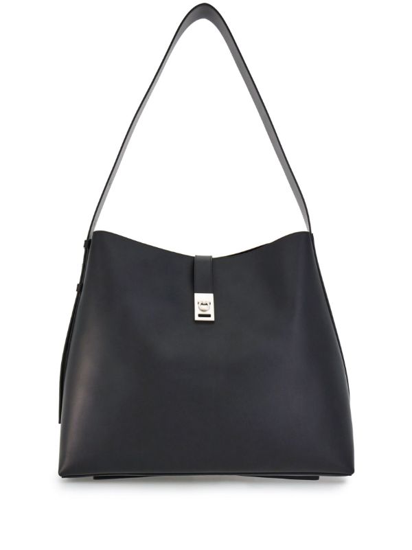 Ferragamo Small Hobo Leather Shoulder Bag - Farfetch