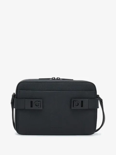 Ferragamo east-west crossbody bag with Hug buckle