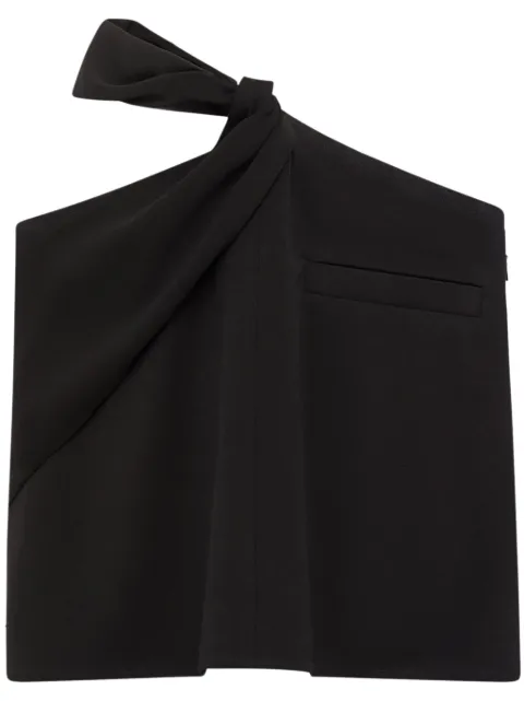 Courrèges twist-detail asymmetric miniskirt