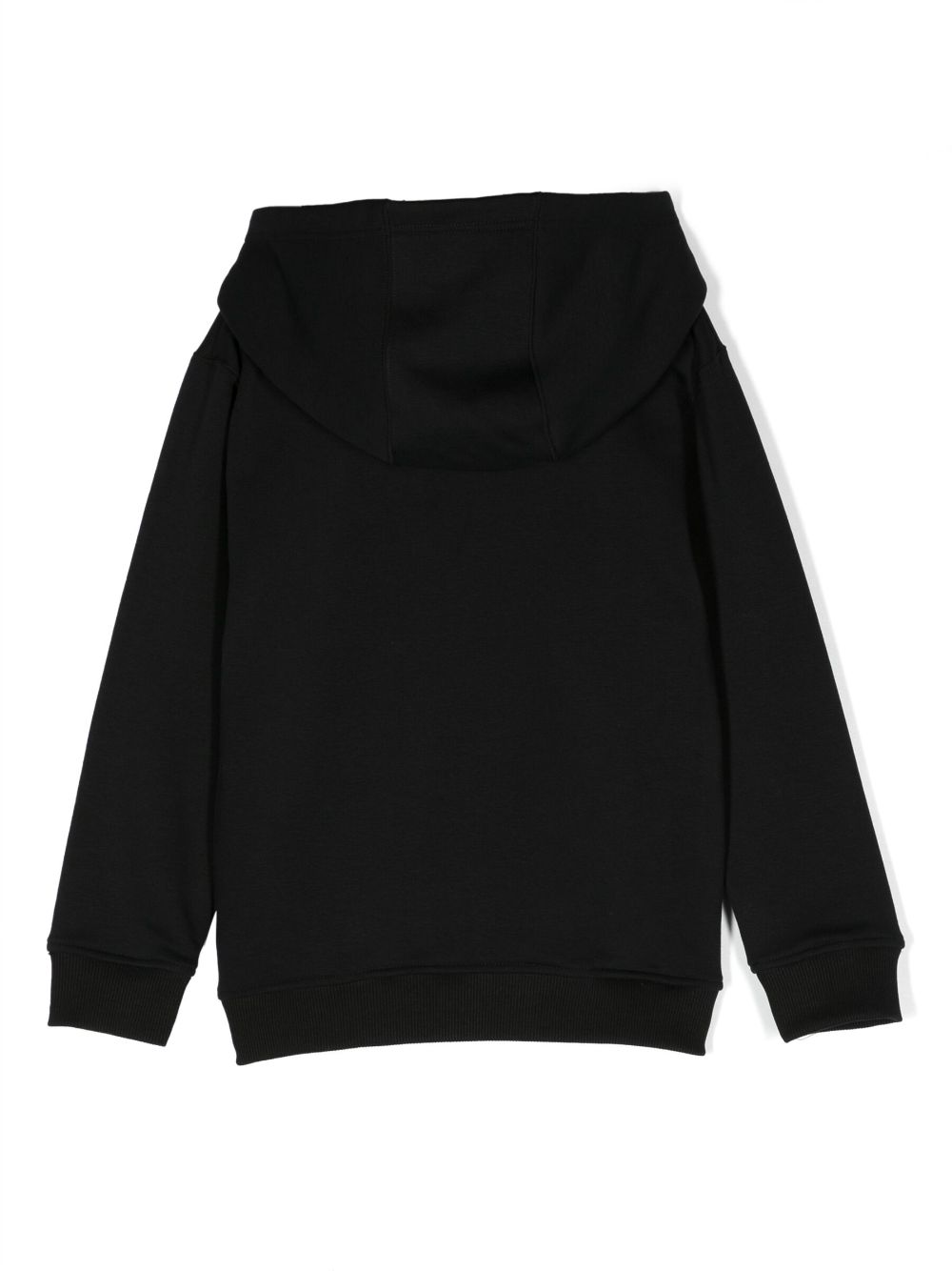 Givenchy Kids logo-patch drawstring hoodie - Zwart