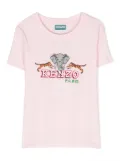 Kenzo Kids Kenzo Elephant cotton-jersey T-shirt - Pink