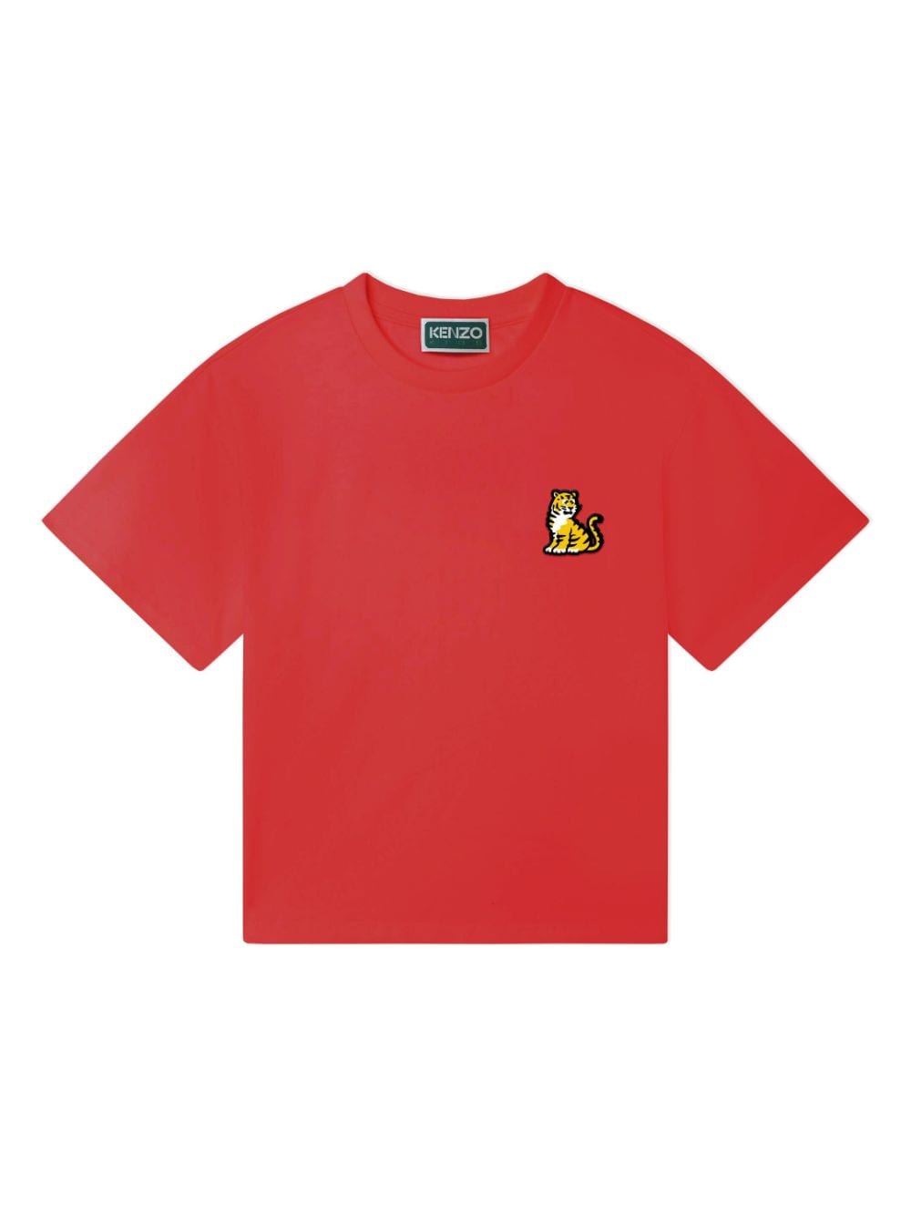 Kenzo Kids logo-print round-neck T-shirt - Red