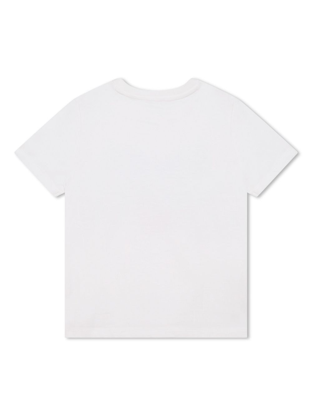 Kenzo Kids logo-embroidered cotton T-shirt - Beige