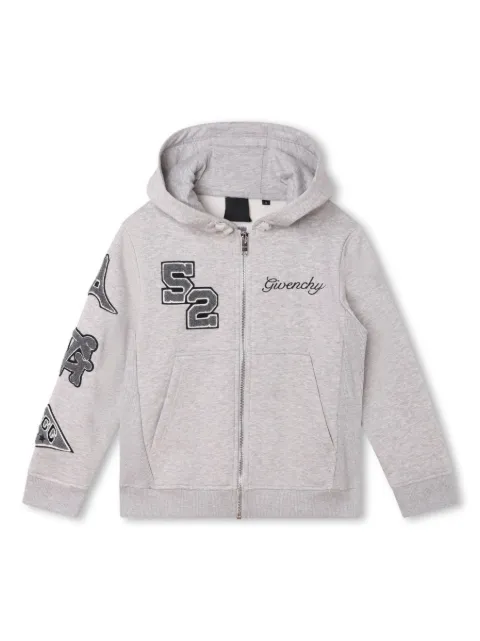 Givenchy Kids hoodie zippé à logo brodé