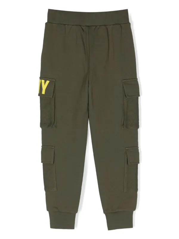 Dkny Kids logo-print Cargo Joggers Green FARFETCH BH