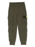 Dkny Kids logo-print cargo joggers - Green