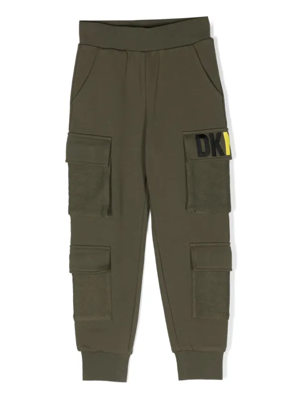 Dkny Kids logo-print Cargo Joggers Green FARFETCH IN