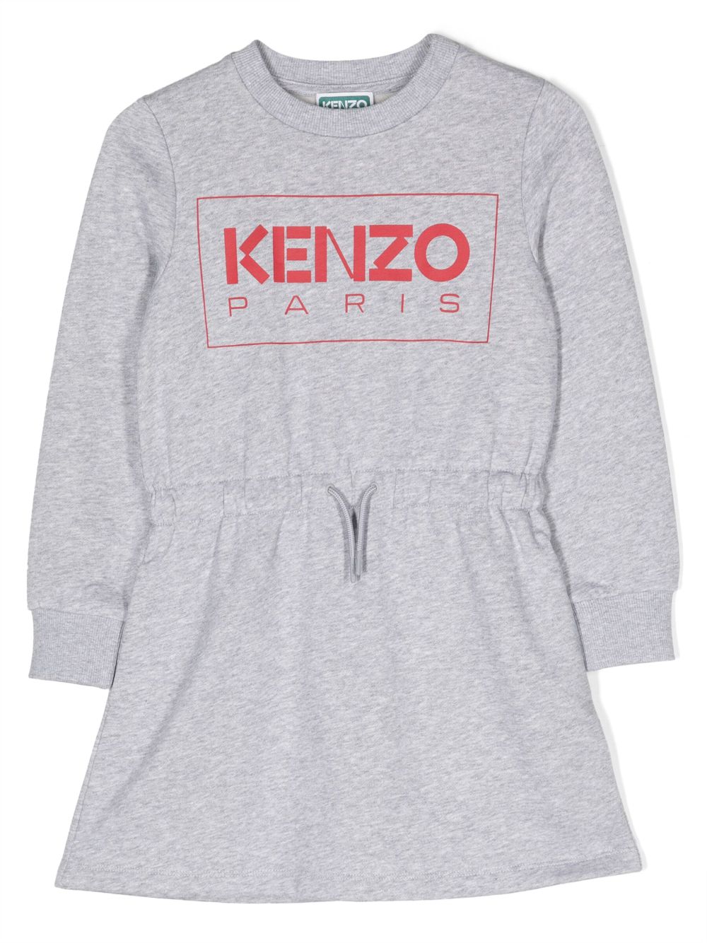 Kenzo Kids logo-print dress - Grey