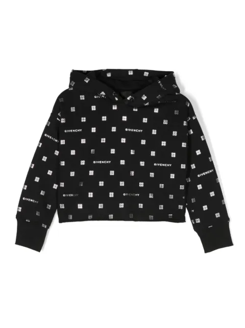 Givenchy Kids monogram-print drawstring hoodie