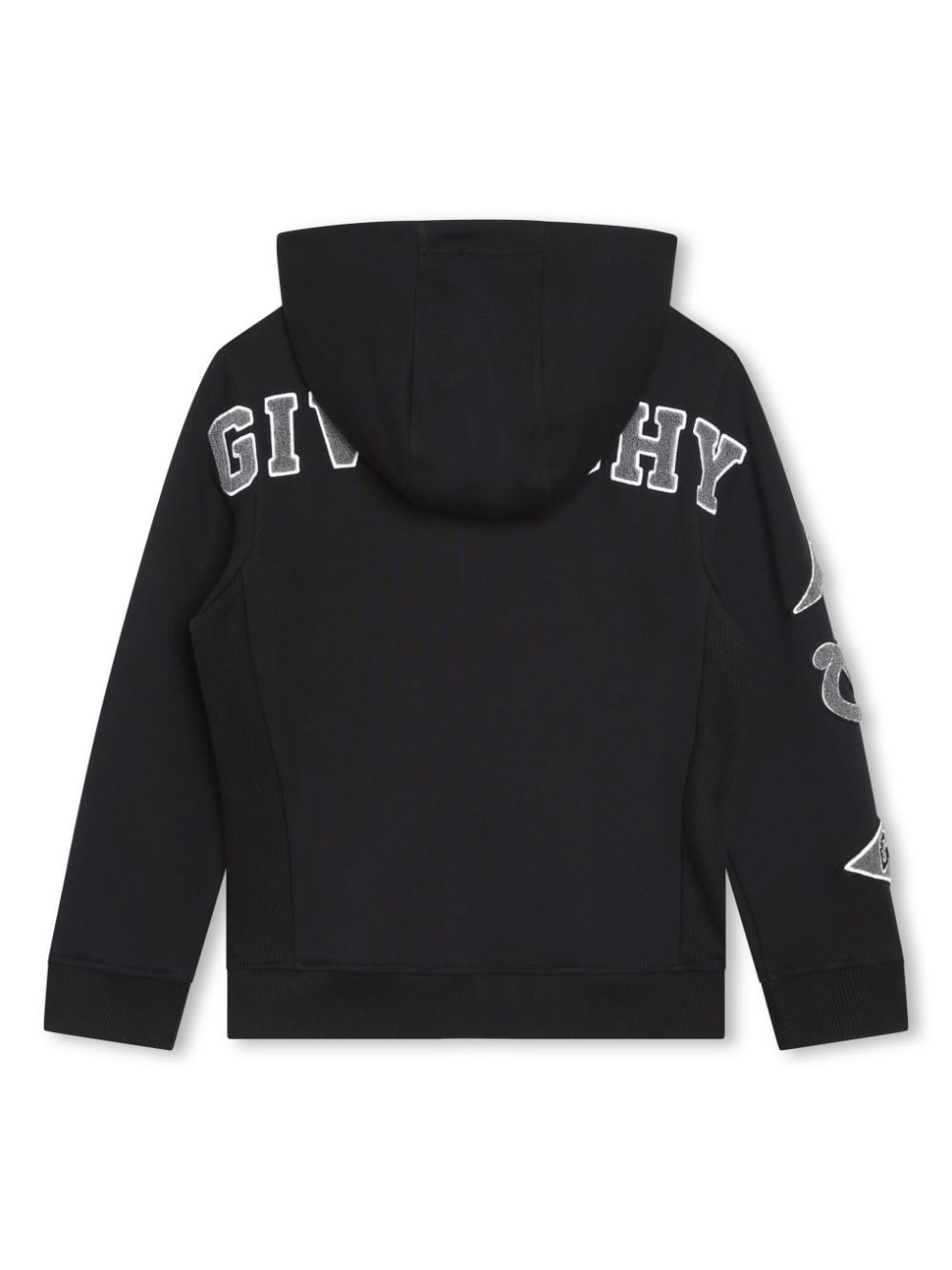 Givenchy Kids Hoodie met geborduurd logo - Zwart