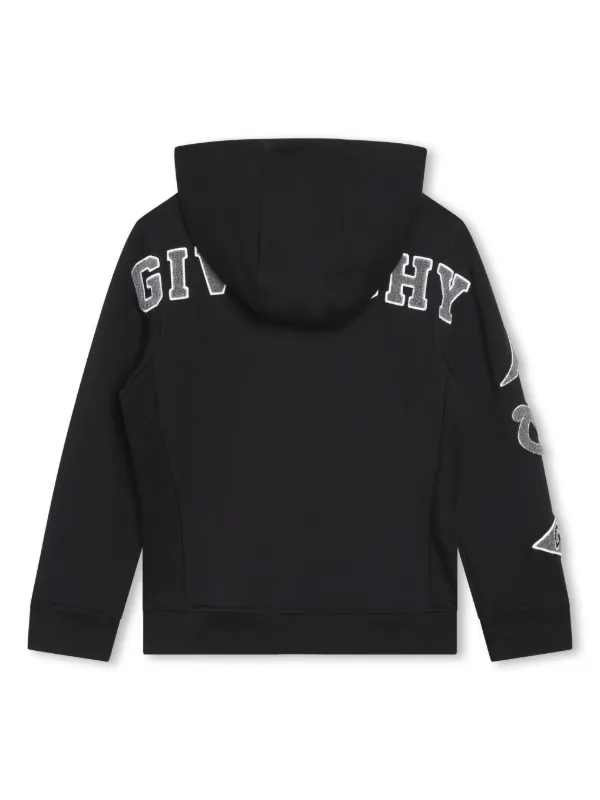 Givenchy Kids ジップアップ パーカー | ブラック | FARFETCH JP