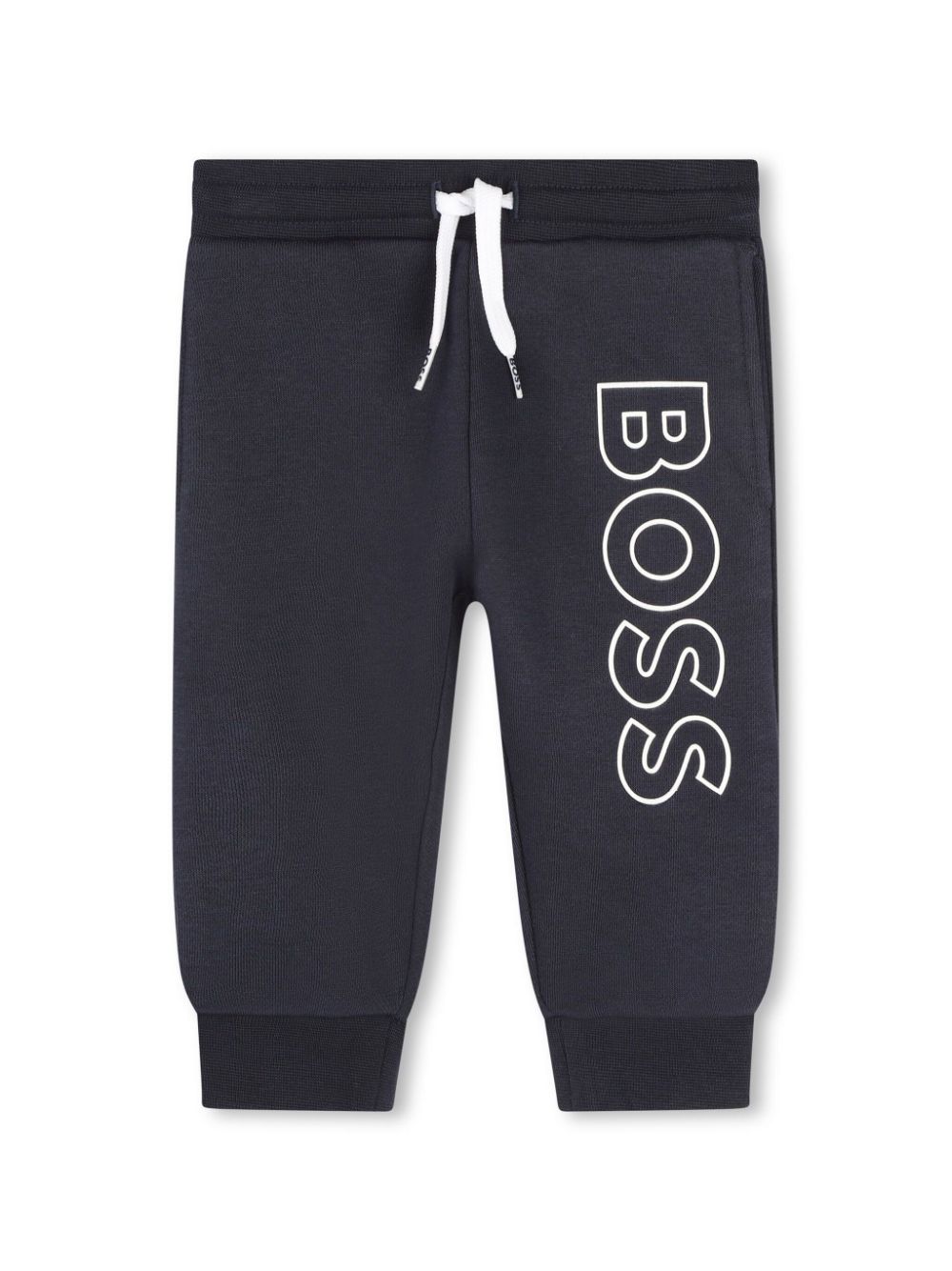 BOSS Kidswear Trainingspak met logoprint Grijs
