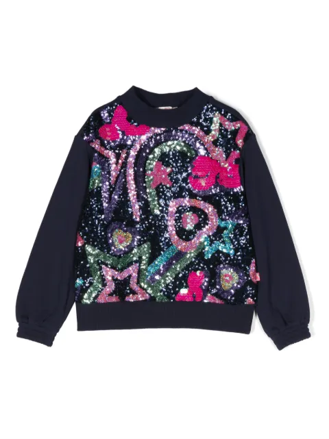 Billieblush sequin-embellished sweatshirt