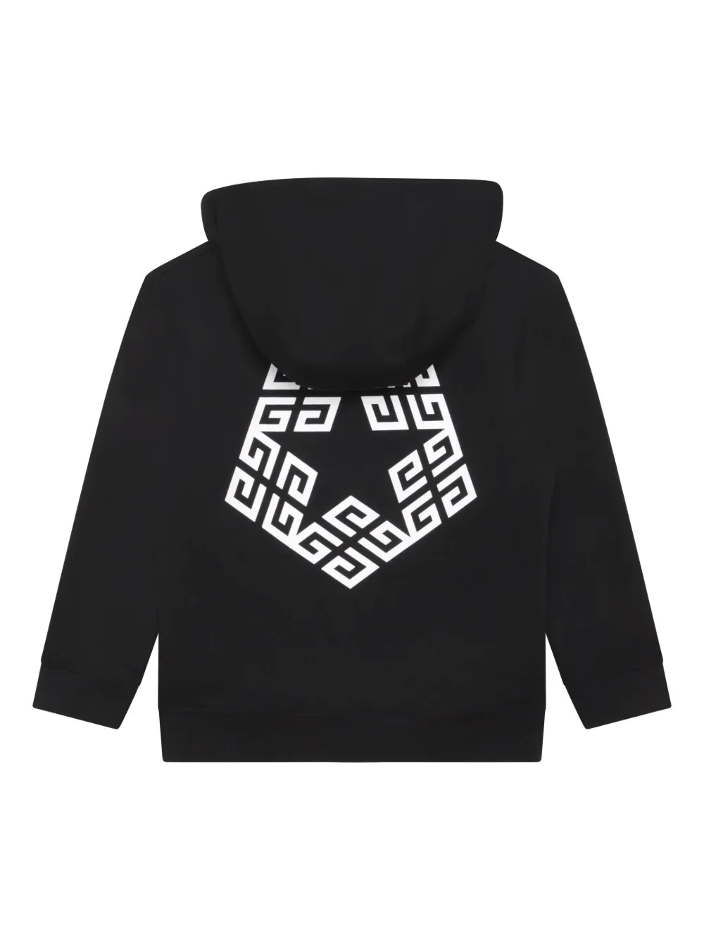 Givenchy Kids 4G star-print hoodie - Zwart