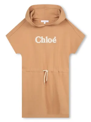 Chloé Kids フーデッド ワンピース - Farfetch