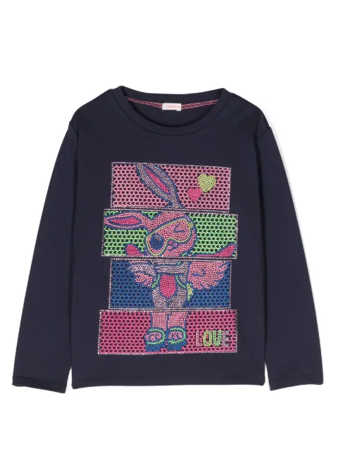 Billieblush playera con estampado gráfico