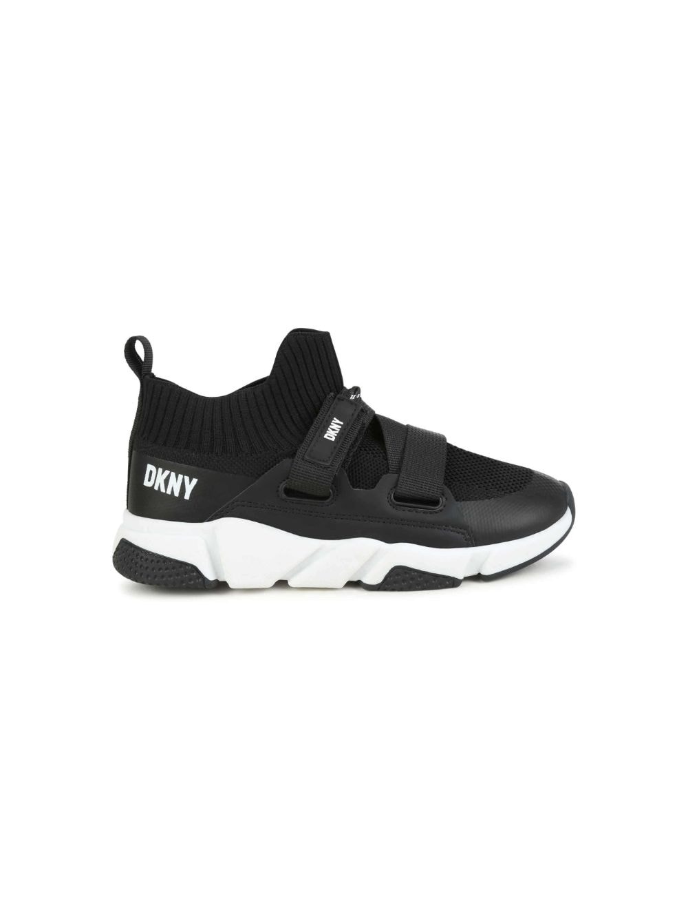 Image 2 of Dkny Kids ribbed-ankles touch-strap sneakers