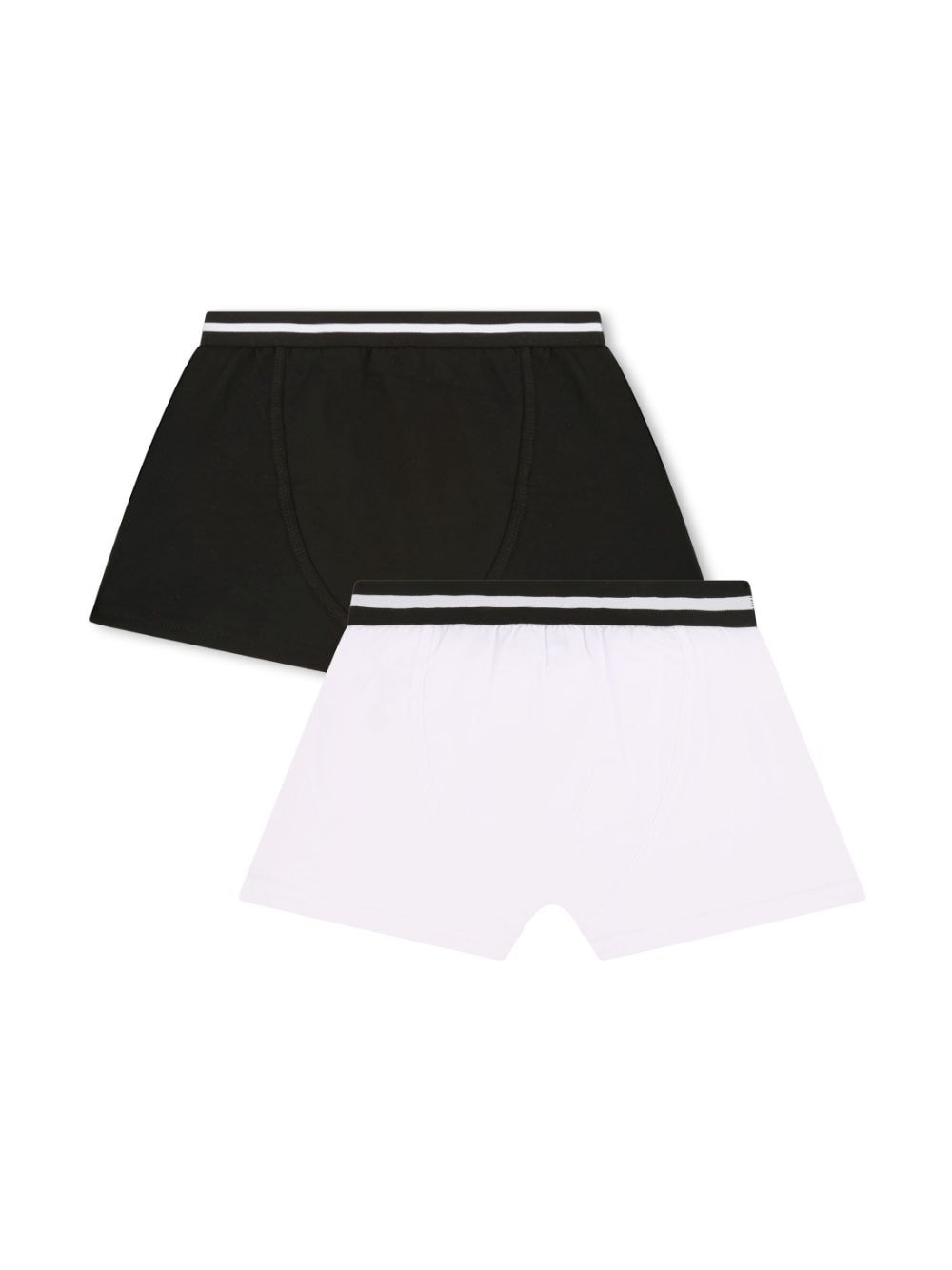 BOSS Kidswear Twee boxershorts met logo Wit