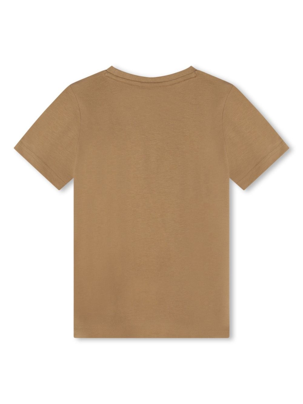 BOSS Kidswear logo-print cottom T-shirt - Bruin