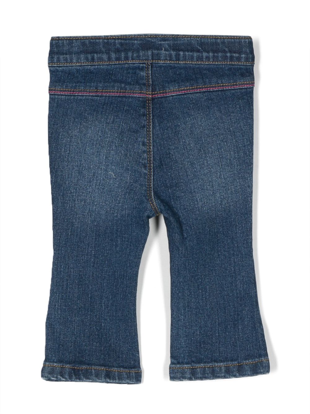 Billieblush appliqué-detail straight-leg jeans - Blauw