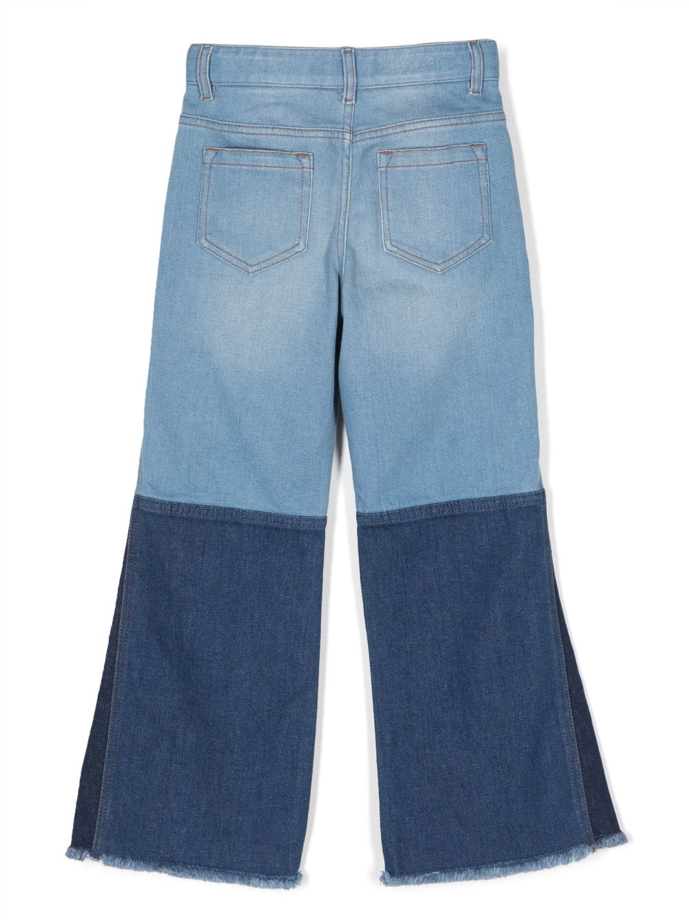 Image 2 of Chloé Kids patchwork jeans