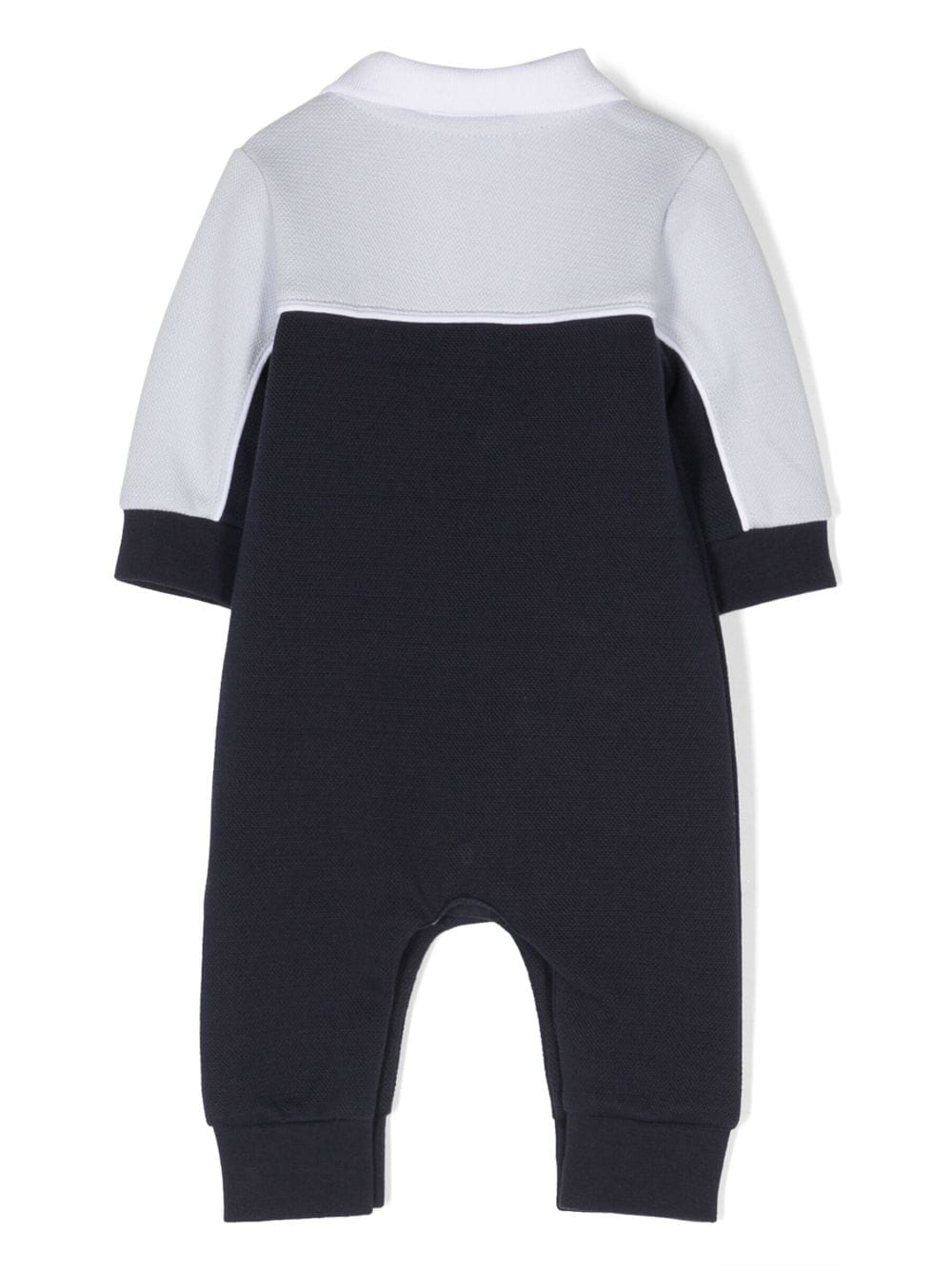 BOSS Kidswear Polo romper - Blauw