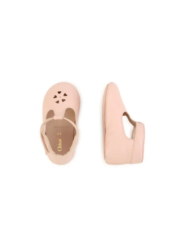 Baby leather online slippers