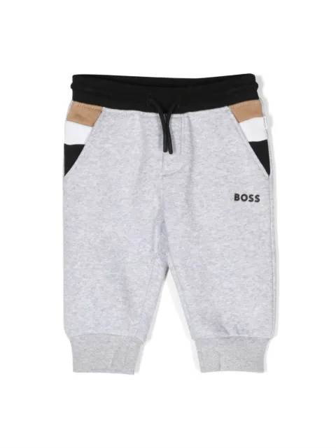 BOSS Kidswear logo-print track pants