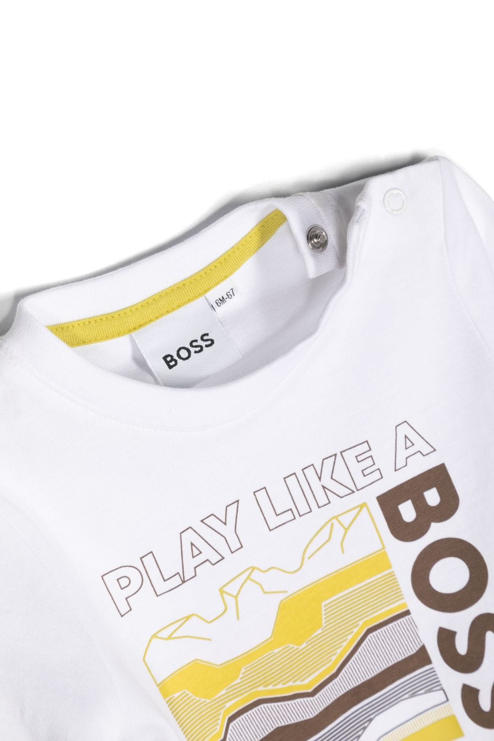 Shop Bosswear Logo-print Long-sleeve Top In White