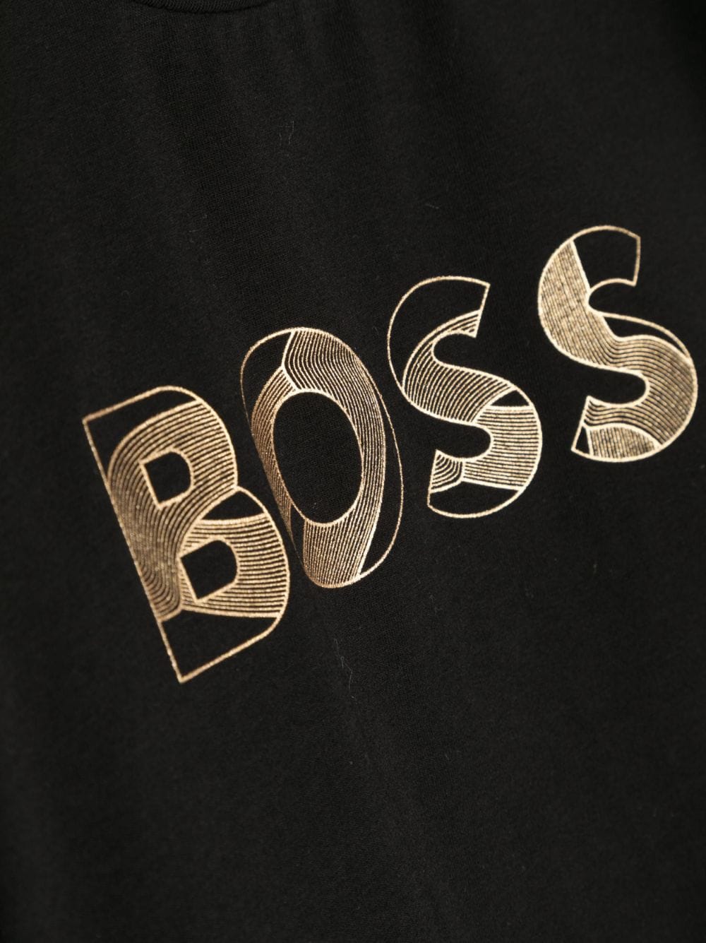 Shop Bosswear Logo-embroidered Crew-neck T-shirt In Black