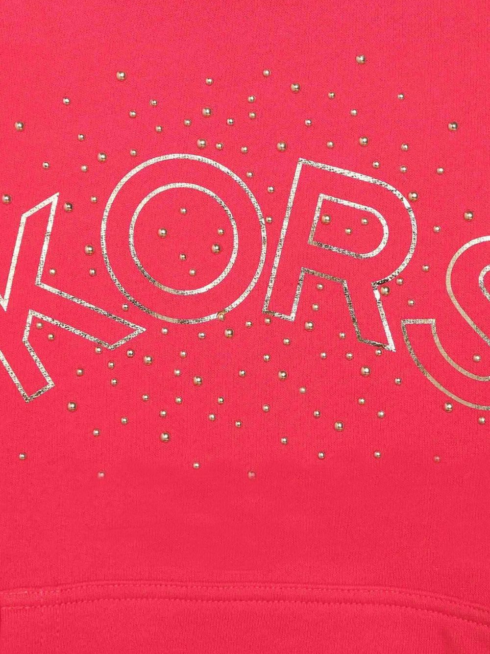 Michael Kors Kids Jurk met logoprint Roze