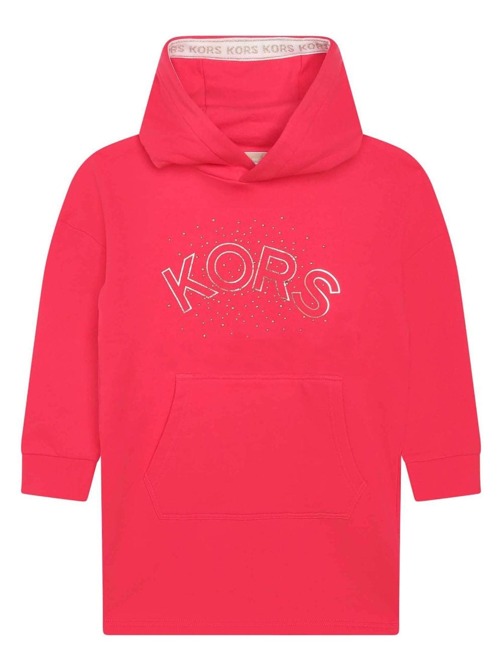 Michael Kors Kids Jurk met logoprint Roze