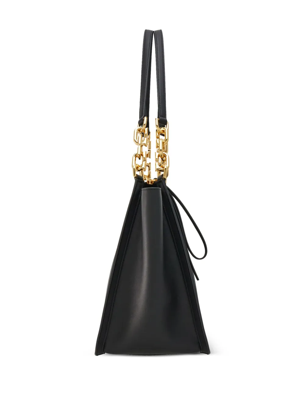 Ferragamo Panelled-design Leather Tote Bag In Black